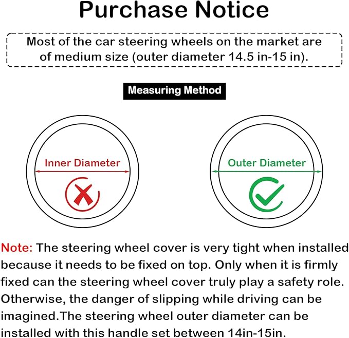 3D Massage Car Steering Wheel Cover,14.5-15 Inch Universal Black Carbon Fibre Leather Covers Breathable Anti-Slip Odorless Steering Wheels Accessories for Men Women