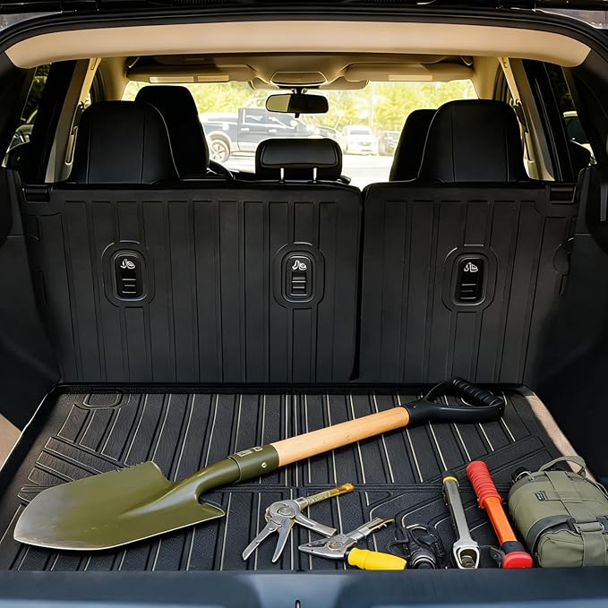 Cargo Liners with Backrest Protection for 2025 2026 Nissan Murano TPE All Weather Protection Trunk Mat Covering The backrest Accessories