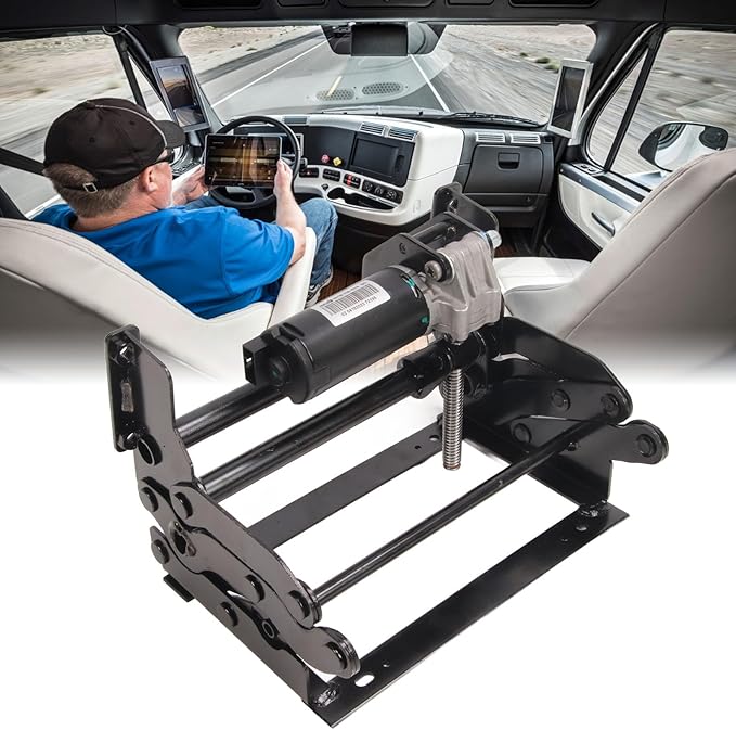Adjustable Footrest, 12V Electric Foot Rest Pad for RV Commercial Vehicle, Installation Co only, Foot Rest with Height Adjustment, Foot Rest Stool
