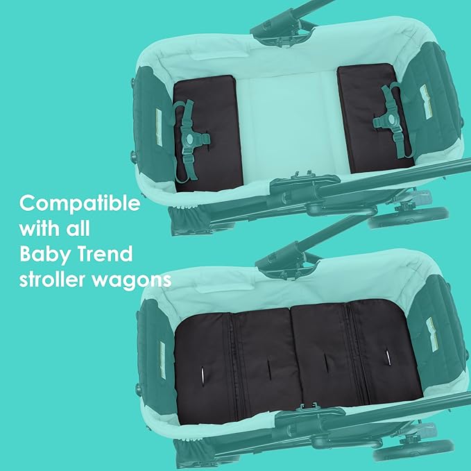 Baby Trend Stroller Wagon Seat2Mat, Black