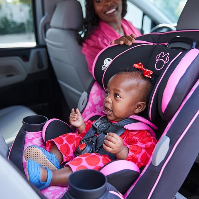 Disney Baby Grow and Go All-in-One Convertible Car Seat, Minnie Charm