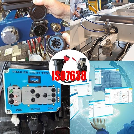 ABS EBS ISO7638 Road Commercial Vehicles Diagnostic Connectors-Electrical Connections Between Tractor&Trailer and Towing Vehicles,OBD Port to OBD2 Diagnostic Scanners.