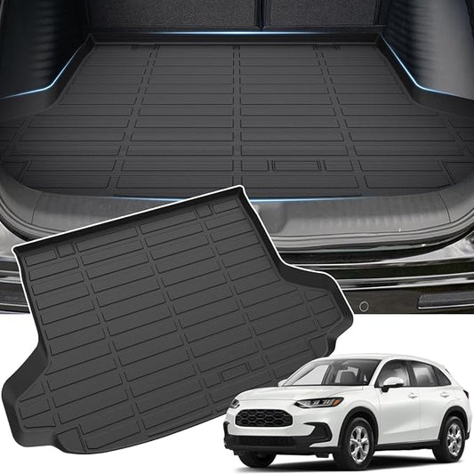 Sunsdrew Trunk Cargo Liner for Honda HR-V 2023-2026 (Included Hybrid), Rear Cargo Mat Trunk Mat for HRV Accessories All Weather Protection TPE Rubber Raised Edge