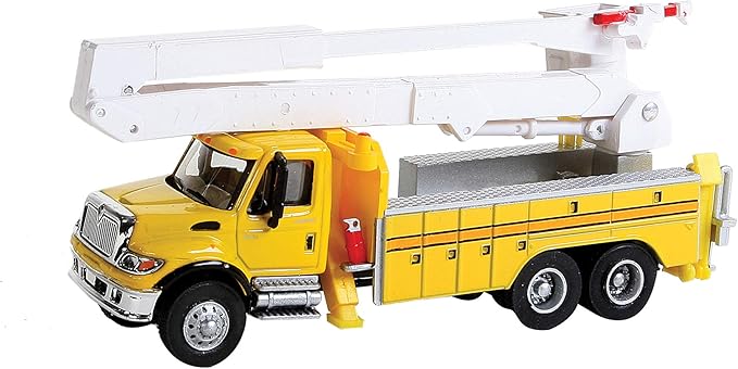 Walthers SceneMaster International, Yellow 7600 Utility Truck w/Bucket Lift