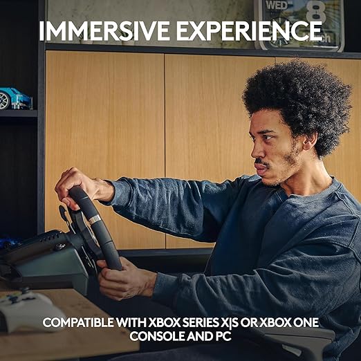 Logitech G920 Driving Force Racing Wheel + Floor Pedals + Driving Force Shifter + ASTRO Gaming A20 Wireless Headset Gen 2 Bundle - Xbox Series X | S, Xbox One, PC & Mac