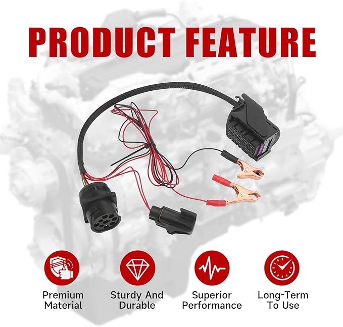 Diagnostic Cable Compatible with Paccar MX13 EPA17 ACM Engine Fit for Heavy Duty/Commercial Vehicles