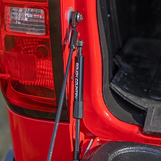 Rough Country Hydraulic Tailgate Assist for Chevy Silverado & GMC Sierra 1500/2500HD/3500HD (2007-2018) - Smooth, Safe & Controlled Tailgate Lowering