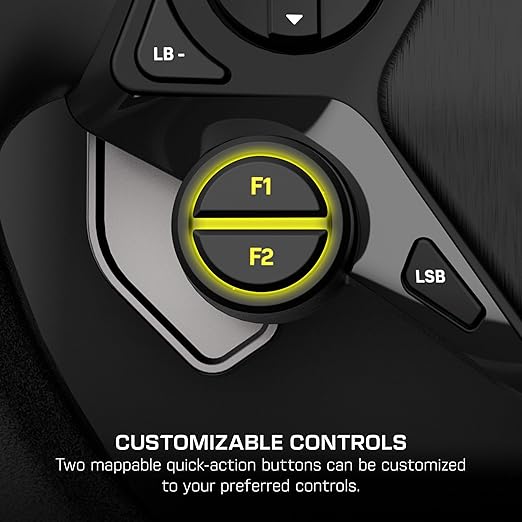 Turtle Beach Racer Wireless Racing Wheel System Officially Licensed for Xbox Series X|S & Xbox One and Windows PCs – Complete Design, Reliable Wireless Connection, up to 30Hr Battery– Black