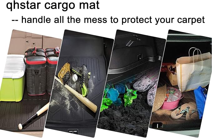 Camry Cargo Liners - All-Weather Protector 3D Custom-Fit Waterproof Durable Odorless TPO High-Raised Edge Flexible Rear Trunk Tray Floor mats Compatible with 2006-2012 Toyota Camry