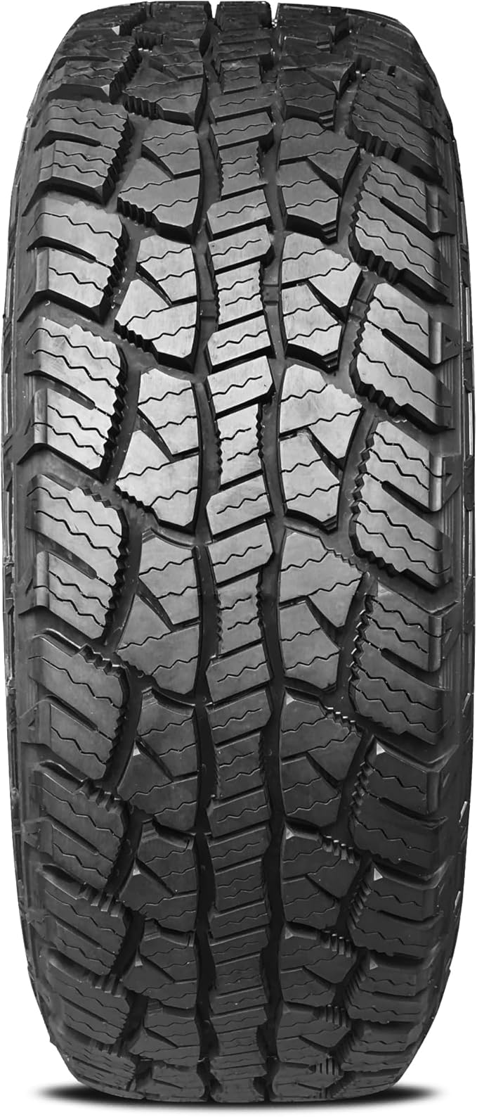 Set of 4 (FOUR) Finalist Terreno A/T LT245/75R17 121/118S 10 Ply Load Range E Light Truck All Season All Terrain Tires 245/75/17 (Tire Only) + 3 Year Road Hazard Warranty Included 245/75/17