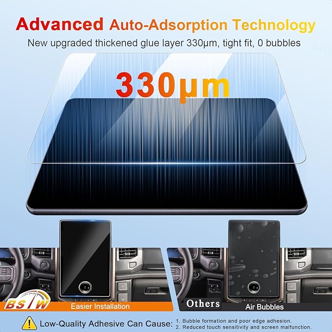 2024 F150 Lightning Screen Protector for 2022-2026 Ford F-150 Lightning Platinum/Lariat/Flash SYNC 4A 15.5In Electric Truck Accessories Tempered Glass Protective Film