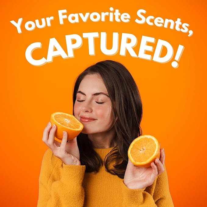 NI-712 Fresh Orange Odor Eliminator Spray (2 bottles) – Powerful, Long-Lasting Odor Neutralizer – Instant Air Freshener for Home, Car & More – Pint-Sized (16 oz)