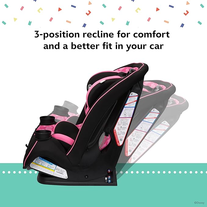 Disney Baby Grow and Go All-in-One Convertible Car Seat, Mickey Sprinkle