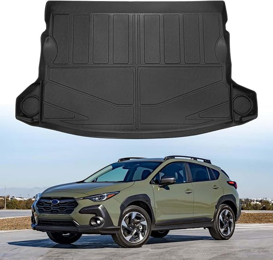 Powerty Cargo Mat Compatible for Subaru Crosstrek 2024 2025 2026 Accessories All Weather Cargo Liner TPE Rear Trunk Mat