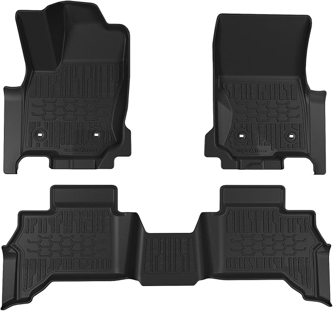 TripleAliners Fit for Toyota 2025 2026 4Runner Accessories Floor Mats All Weather Liners Custom Fit TPE Heavy-Duty 1st&2nd Row Waterproof Anti-Slip Floor Liners (Only for 5 Seats) Not for Hybrid Model