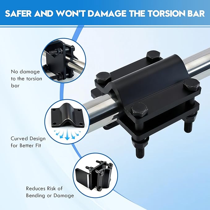 Upgraded Heavy Duty Torsion Bar Tool Remover & Installer, Fits up to 1-1/4" Diameter Bars for Mopar A/B/E/C Body (1970s-1990s), Grade 8 Bolt for Safe Removal & Installation