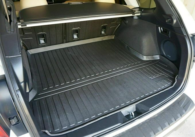 Cargo Liner - Trunk Mat for Subaru Outback 2015-2019 – Weather-Resistant Trunk Mats for Cars with Raised Lip – Non-Slip Car Trunk Mat Rubber – Easy to Install – Laser Pre-Cut Design