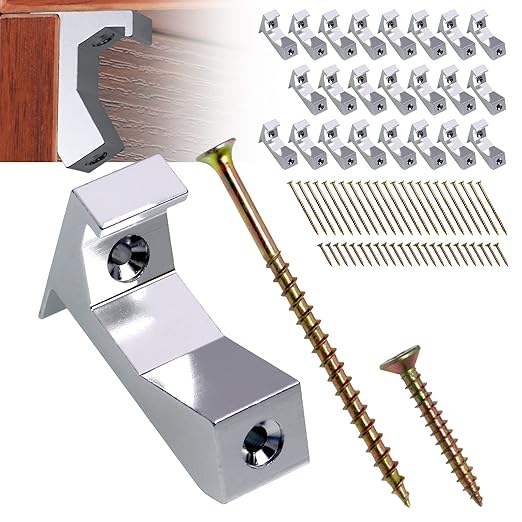 CNQLIS Squeaky Wood Relief Floor Repair Kit Can be Safely Used on Any 5/8 inch or Thicker subfloor,Eliminating Squeaky Floor Sounds,Without Holes(White,24 Pcs)