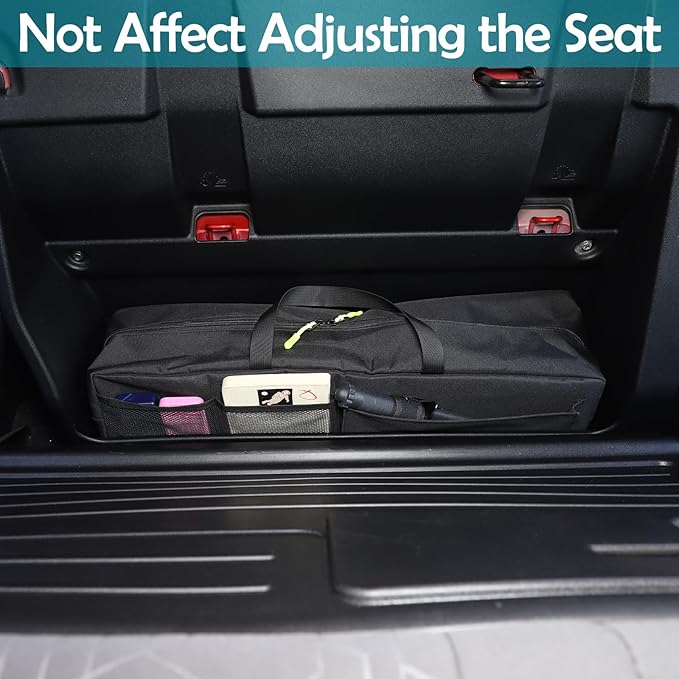 CHEAYAR Rear Seat Organizer Compatible with Toyota Tacoma 2016-2023, Storage Bag Behind Seat Back Accessories