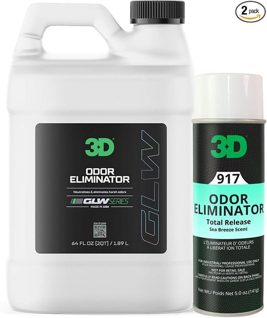 3D GLW Odor Eliminator & Total Release Fogger – Powerful Air Freshener Duo for Long-Lasting Odor Neutralization