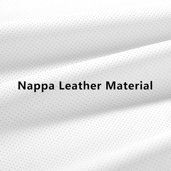 Steering Wheel Cover for Cybertruck 2023-Present Leather Steering Wheel Cover for Tesla Cyber Truck Car Steering Wheel Accessories (Perforated White)