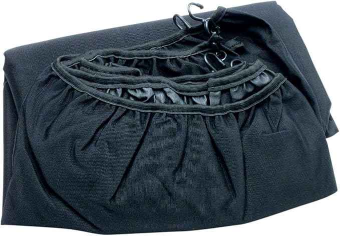 RoadPro RPCC Black 28 Inches Long by 11 Foot Wide Single Privacy Cab Curtain