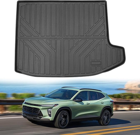 Powerty Trunk Mat for 2024 2025 2026 Chevrolet/Chevy Trax Accessories Cargo Mats TPE All Weather Cargo Liner Heavy-Duty Trunk Liners