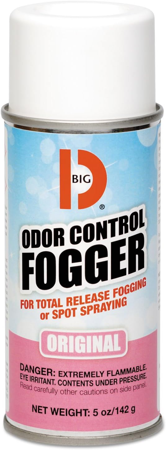 Odor Control Fogger, Original Scent, 5 Oz Aerosol Spray, 12/Carton