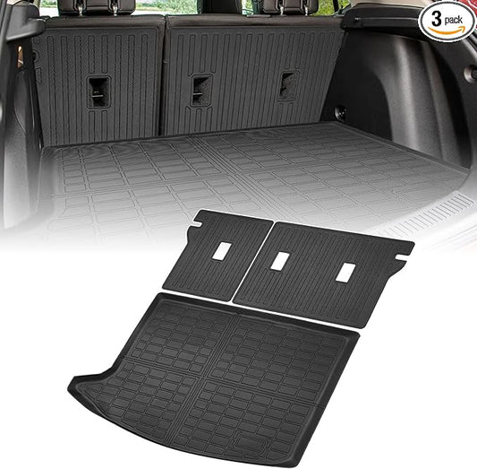 Cargo Liner Compatible with 2020-2025 Buick Encore GX AWD Trunk Mat Cargo Mat Back Seat Cover Protector (Backrest Mats+Trunk Mat)