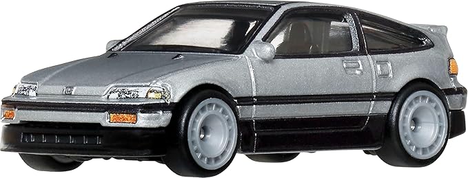 Hot Wheels Car Culture Premium 1:64 Scale Die-Cast Toy ’88 Honda CRX with Real Riders Tires & Metal/Metal Body & Chassis, First-Appearance