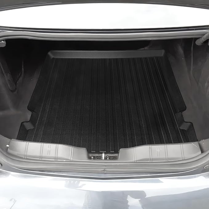 Premium Cargo Liner for Cevrolet Camaro Coupe 2016-2024 - 100% Protection - Custom Fit Car Trunk Mat - All-Season Black Cargo Mat - 3D Shaped Laser Measured Trunk Liners