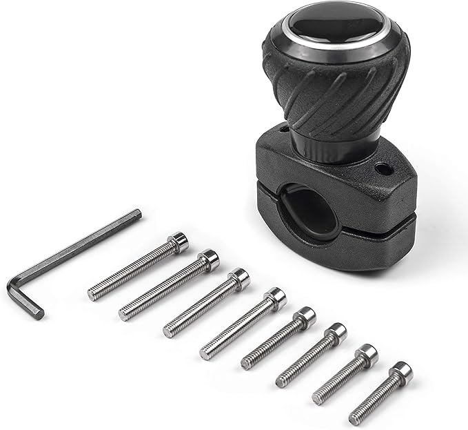 Deluxe Steering Wheel Power Handle Spinner Knob - Universal Steering Wheel Fit for Cars, Trucks, Tractors, Mowers, Forklifts, etc