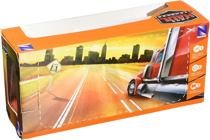 New-Ray 15803D 1: 43 Utility Peterbilt 335 Box Truck White