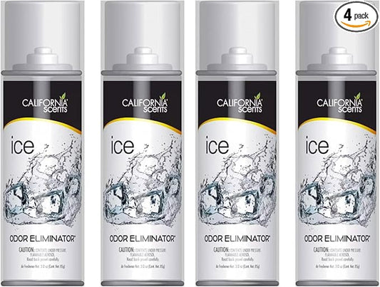California Scents Car Fogger and Odor Eliminator (4 Packs, Ice)