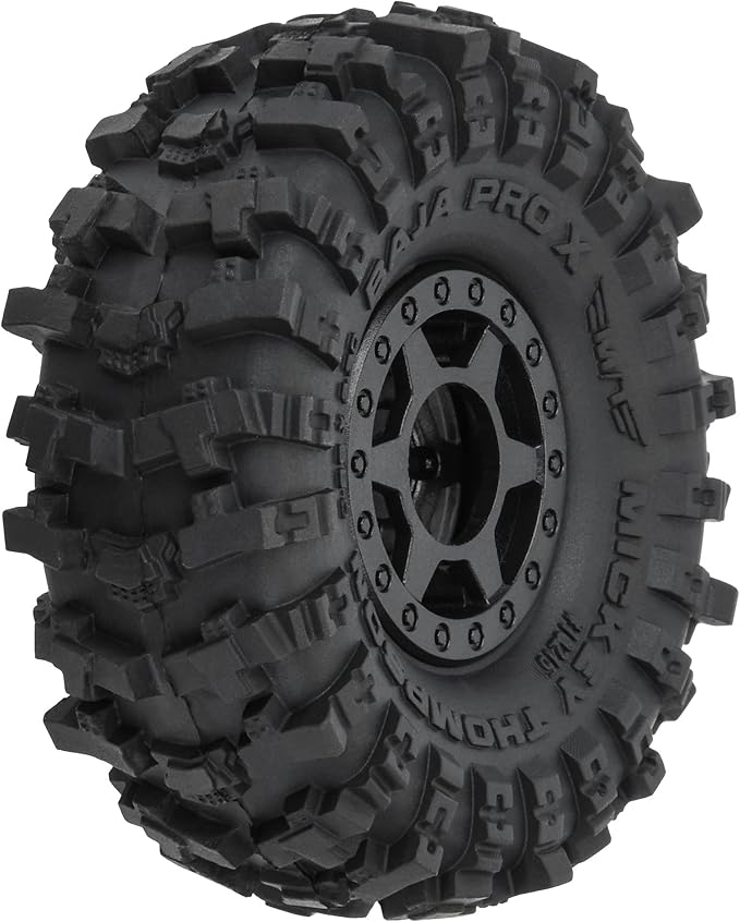 Pro-Line Racing 1/24 MT Baja Pro X F/R 1.0 Tires MTD 7mm Blk 4 PRO1021510 RC Tire