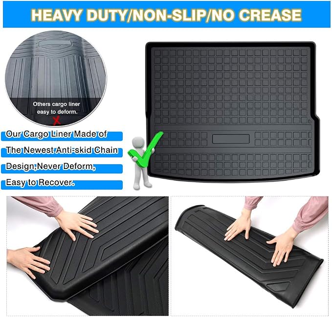 Cartist Cargo Liner Fits for BMW X1 2016 2017 2018 2019 2020 2021 2022 All Weather Back Seat Cover Trunk Cargo Mat for BMW x1 Accessories