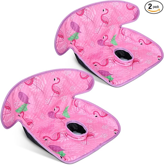 COOLBEBE Infant Car Seat Protector for Potty Training, 2 Pack Dry Waterproof Car Seat Liner Toilet Training for Baby Infant, Piddle Pads Cover Car Seat Pad for Strollers & Carseat (Pinkish Purple)