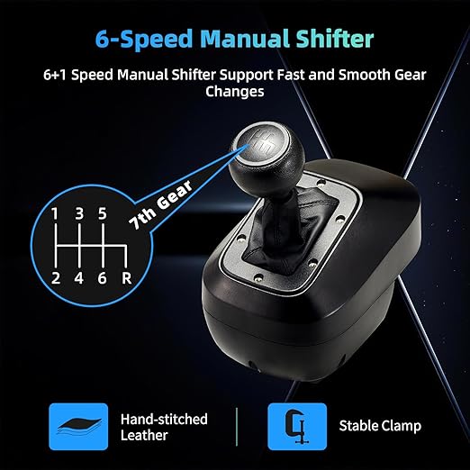 DOYO Gaming Steering Wheel with Pedals and Shifter, 1080° Racing Wheel, Vibration Feedback, Paddle Shifters, Race Steering Wheel for PC, Xbox One, PS4, Xbox Series X/S, PS3, Switch