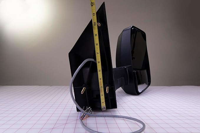 Velvac 718470 2020XG Mirror Assembly – Right Hand, Heated/Remote, 96" Black Arm – Fits GM/Chevy Cutaway Vans – OEM-Grade Side Mirror for Commercial Vehicles
