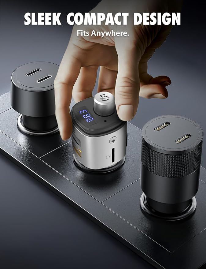 Bracketron Roadtripper Voice Car Audio Bluetooth FM Transmitter - BT5-767-2