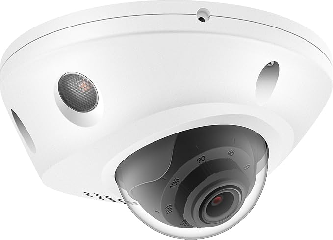 ONWOTE 4K 8MP 2 Way Audio PoE IP Security Camera, Vandal Proof IK10, 3840x2160 8 Megapixels, 134° Wide View, AI Human Vehicle Detection, Commercial Wired Camera for Business, Add-on to PoE NVR System