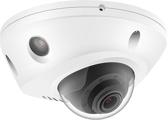 ONWOTE 4K 8MP 2 Way Audio PoE IP Security Camera, Vandal Proof IK10, 3840x2160 8 Megapixels, 134° Wide View, AI Human Vehicle Detection, Commercial Wired Camera for Business, Add-on to PoE NVR System