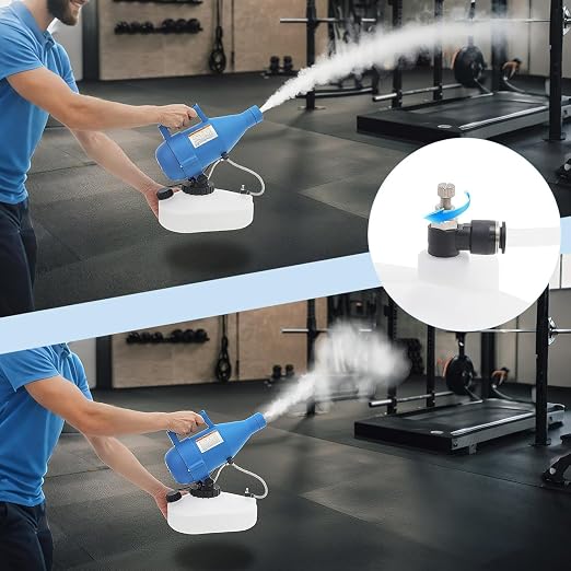 4.5l (1.2 Gallon) Electric Ulv Portable Fogger Sprayer Machine Cold Fogger Machine Spraying Distance 30ft W/16.4ft Cord for Home,Hotel,Church,School,Yard