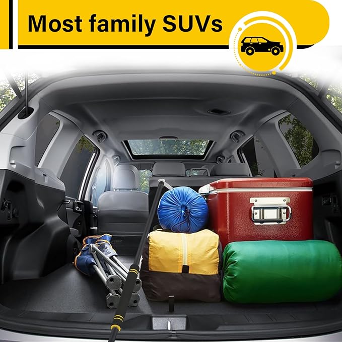 Truck Cargo Retriever Heavy Duty, Cargo Grabber Truck Cargo Retriever 35-77" with Two Hooks Essential Pickup Truck Van RVs Tools Thickened Stainless Steel is Sturdy and Convenient