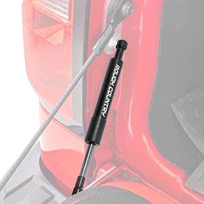 Rough Country Hydraulic Tailgate Assist for Chevy Silverado & GMC Sierra 1500/2500HD/3500HD (2007-2018) - Smooth, Safe & Controlled Tailgate Lowering