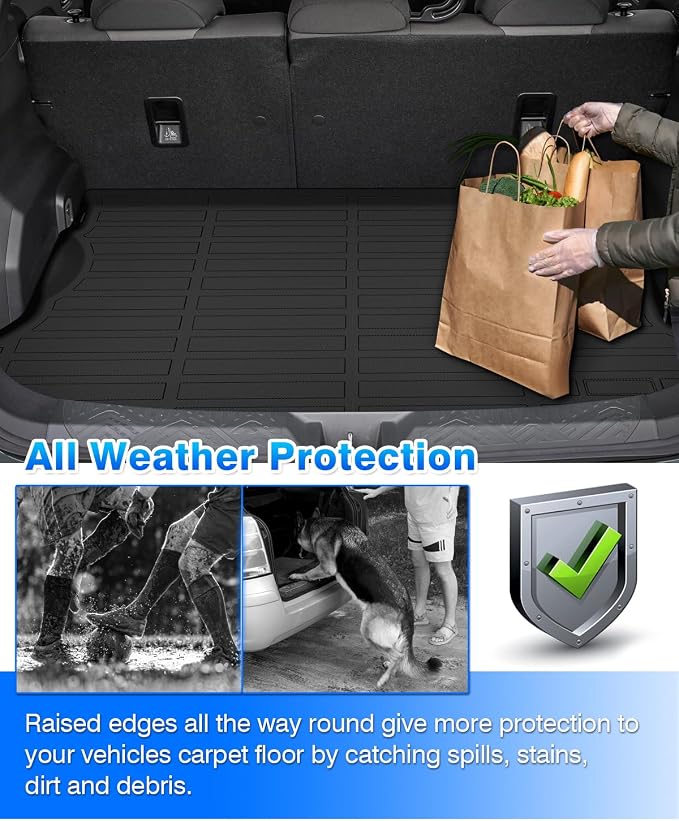 Cartist Cargo Liner Fits for 2018-2023 Crosstrek & 2017-2023 Impreza (Not fit Crosstrek Hybrid Models) Accessories All Weather Trunk Mat for Crosstrek Carpet Protection TPE Heavy Duty