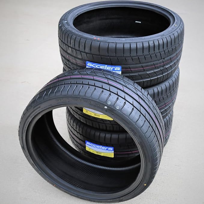 Accelera Iota ST68 All-Season Passenger Car High Performance Radial Tire-255/35R22 255/35ZR22 255/35/22 255/35-22 99W Load Range XL 4-Ply BSW Black Side Wall UTQG 400AA