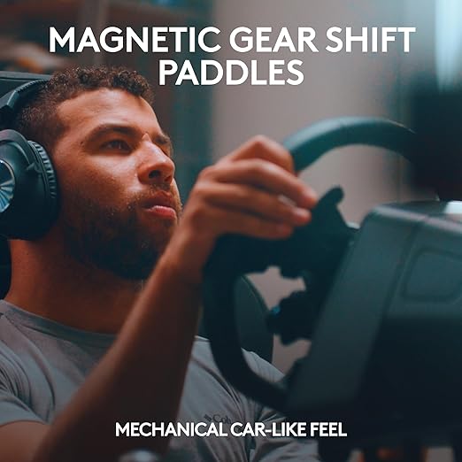 Logitech G PRO Racing Wheel - Steering Wheel for PC, PS4, PS5, Direct Drive 11 Nm Force, Ultra-Realistic Feedback, Magnetic Gear Shift Paddles, Dual Clutch, PRO Button Layout