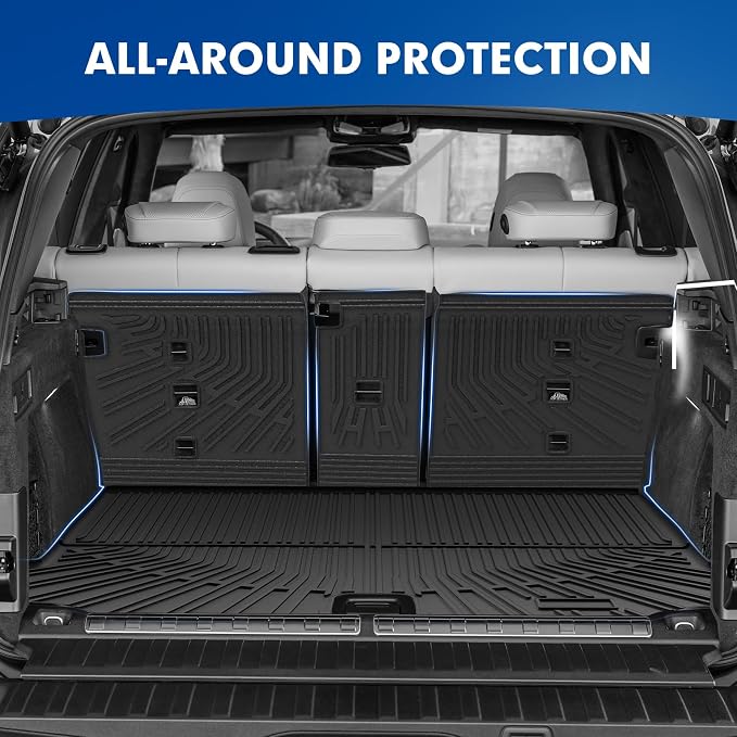 Mixsuper Cargo Liner for B M W X5 (G05) 2026 2025-2019, All Weather Trunk Mat Backrest Mat TPE Back Seat Cover Protector for X5 Accessories