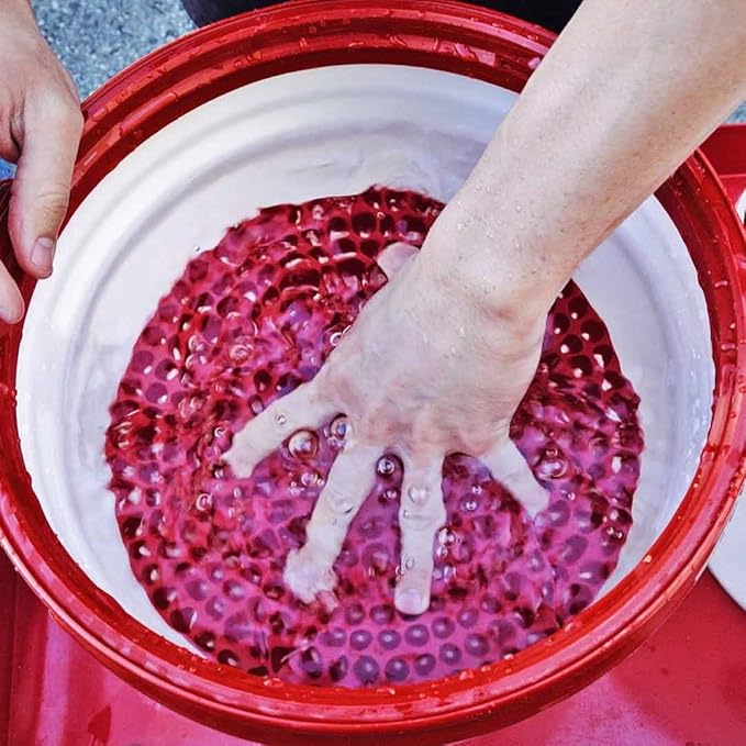 Chemical Guys DIRTTRAP02 Cyclone Dirt Trap Car Wash Bucket Insert Car Wash Filter Removes Dirt and Debris While You Wash (Red) 12" Diameter Great for Washing Cars, Trucks, SUVs, RVs & More